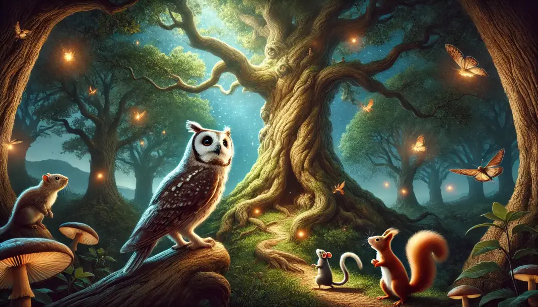 Gümüş Kanat'ın Sırlarla Dolu Yolculuğu Gümüş Kanat'ın Sırlarla Dolu Yolculuğu masal sahnesi.