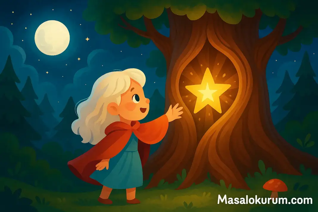 Uykusuz Yıldızın Dönüşü Masalı İlgili masaldan bir sahne.