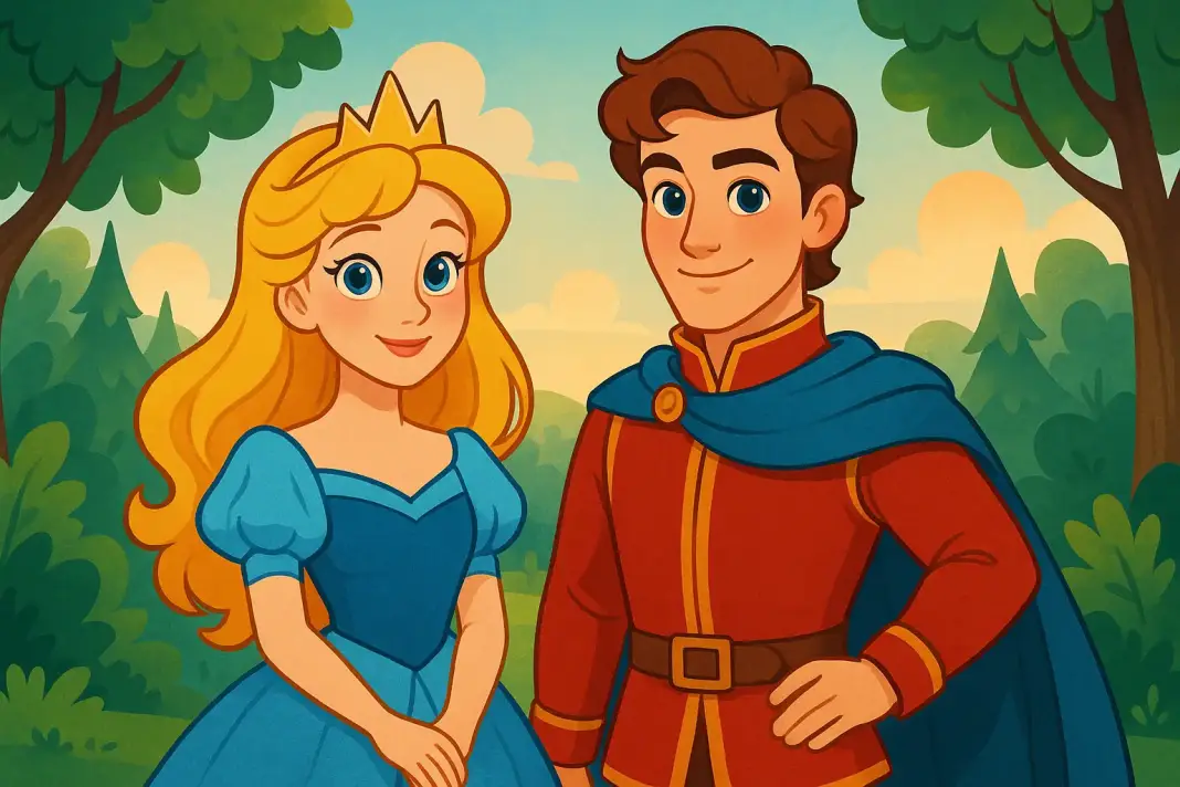 Külkedisi (Sindirella) Masalı Külkedisi ve yakışıklı prens yan yana.